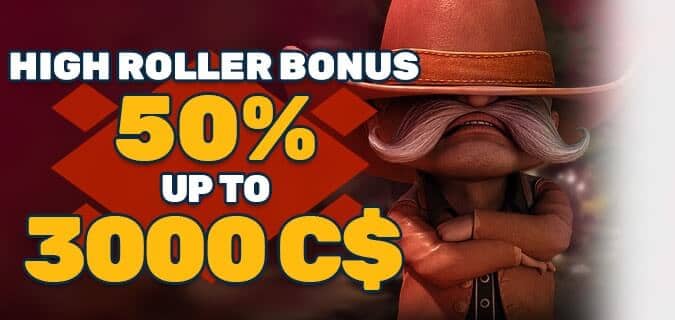 PlayAmo High Roller Bonus